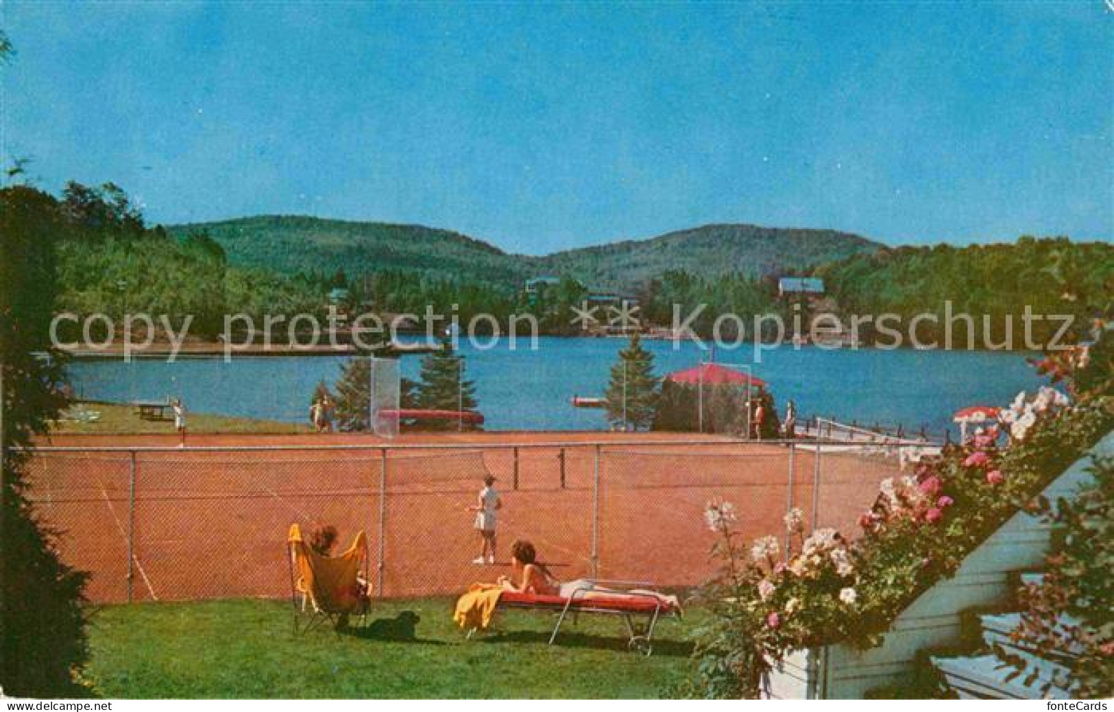 72762735 Sainte Agathe Des Monts Tennis Courts At The Laurentide Inn Lac Des Sab - Unclassified