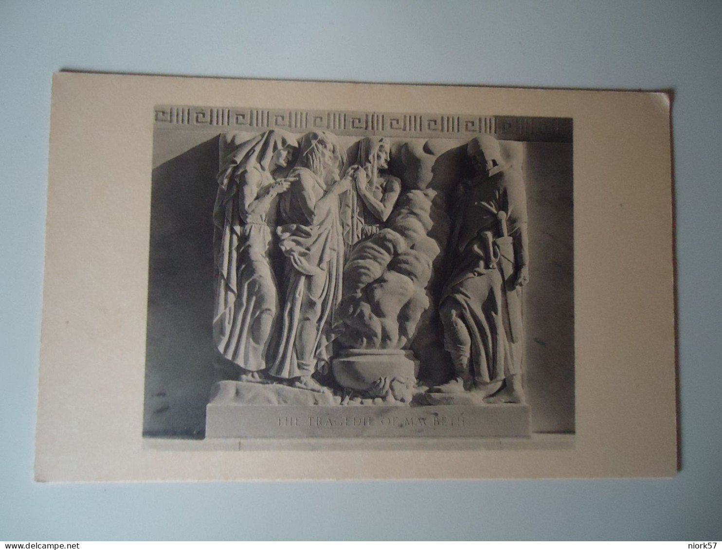 UNITED STATES   POSTCARDS  STATUE  TRAGEDIE OF MACBETH  FOR MORE PURCHASES 10% DISCOUNT - Autres & Non Classés