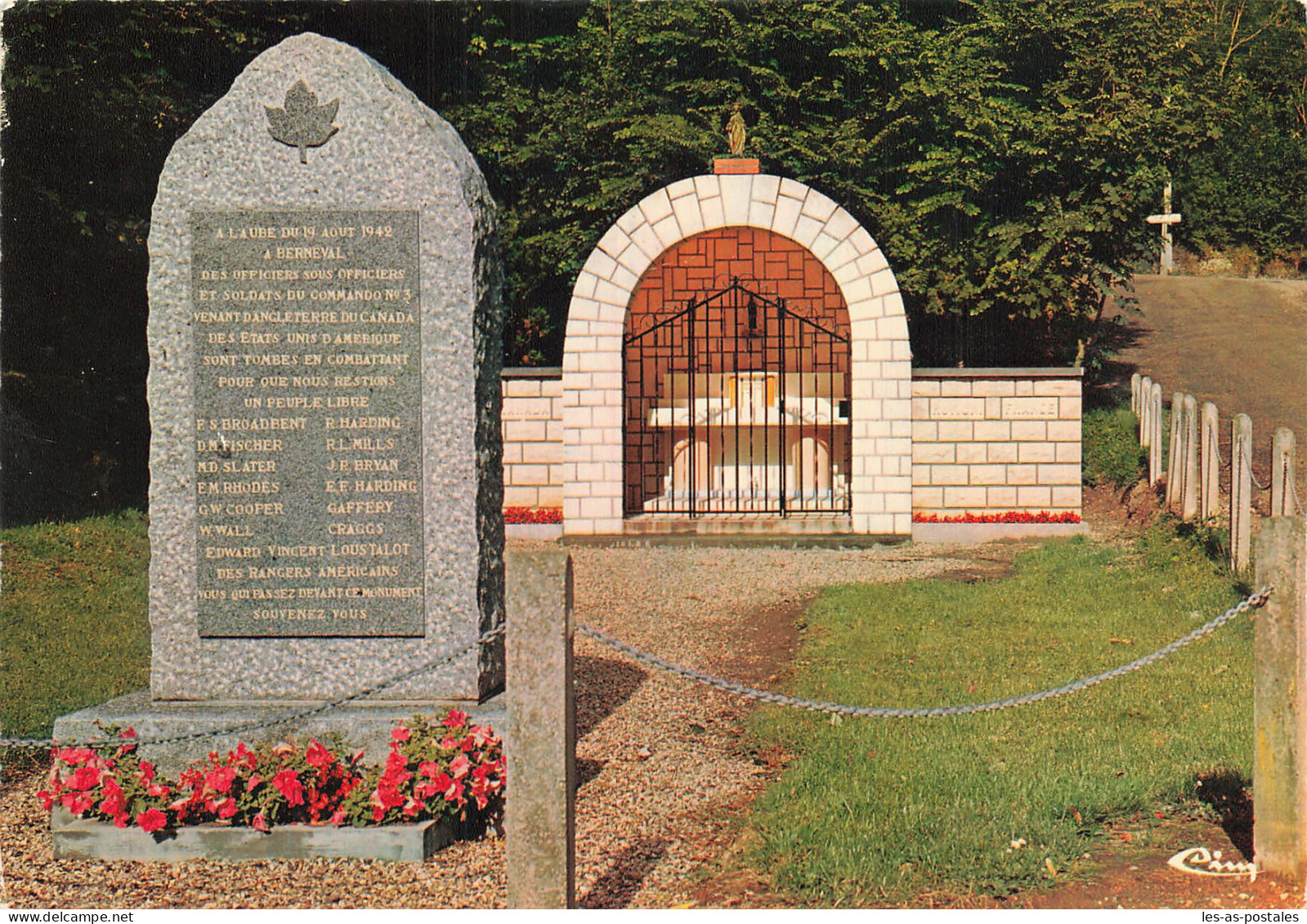 76 BERNEVAL SUR MER CHAPELLE DES CANADIENS - Berneval