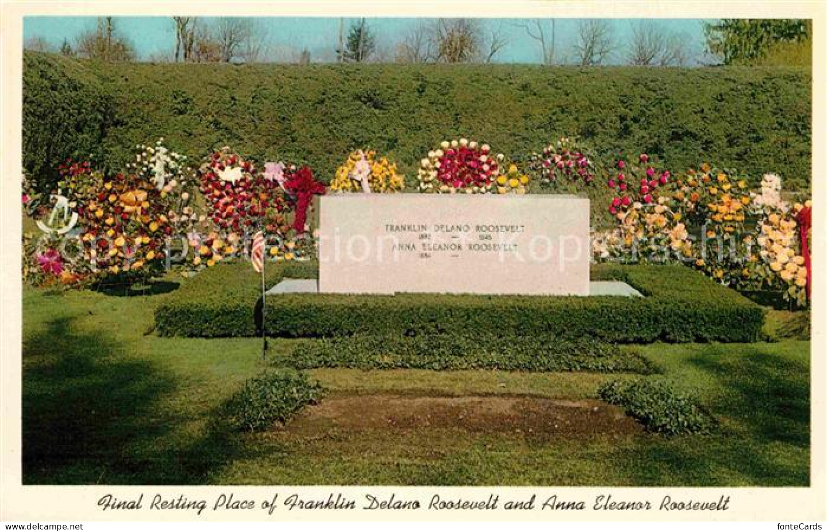 72759520 New_York_City Hyde Park Graves Franklin Delano Roosevelt And Anna Eleon - Autres & Non Classés