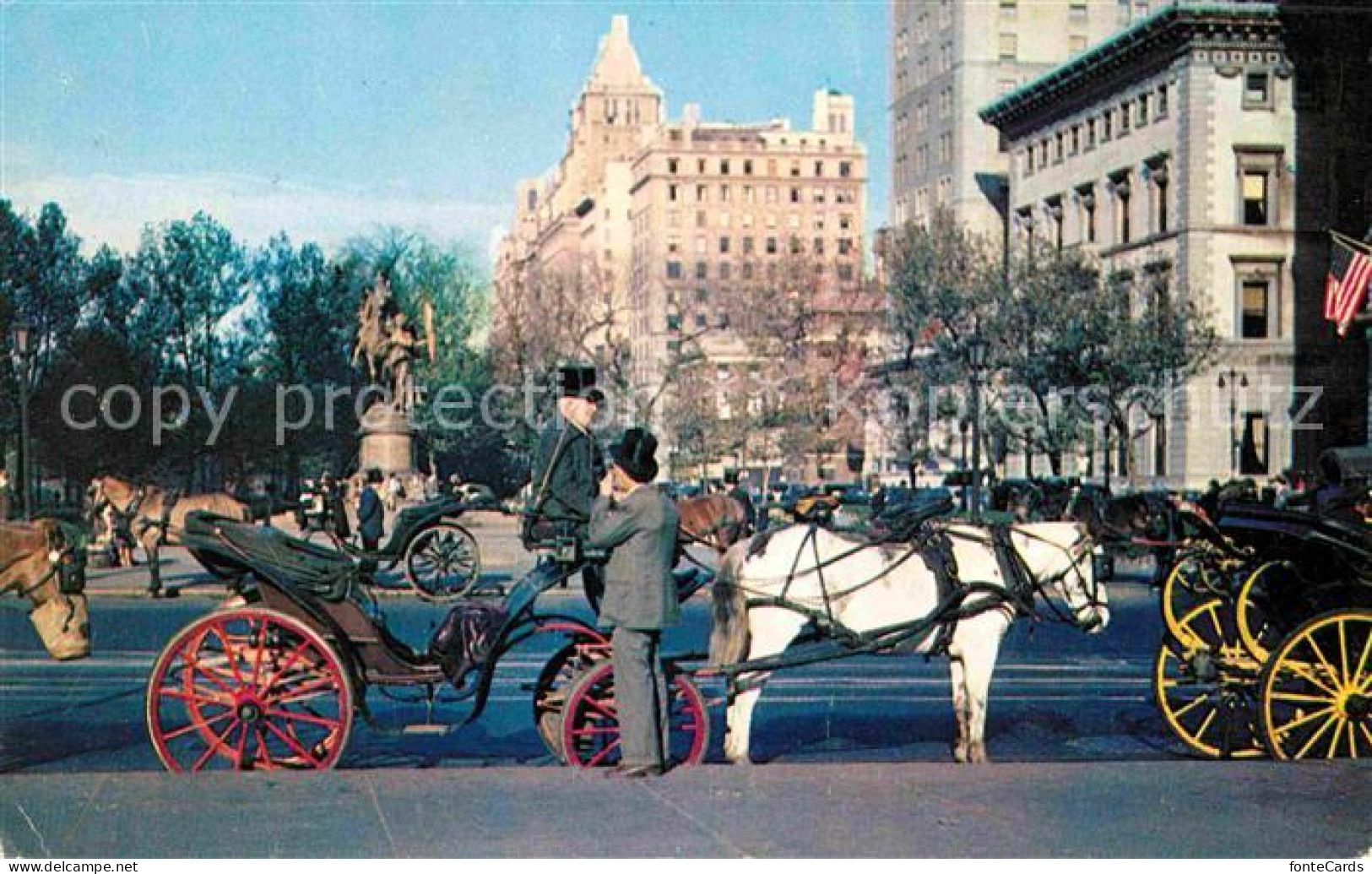 72756383 New_York_City Carriages On 59th Street - Autres & Non Classés