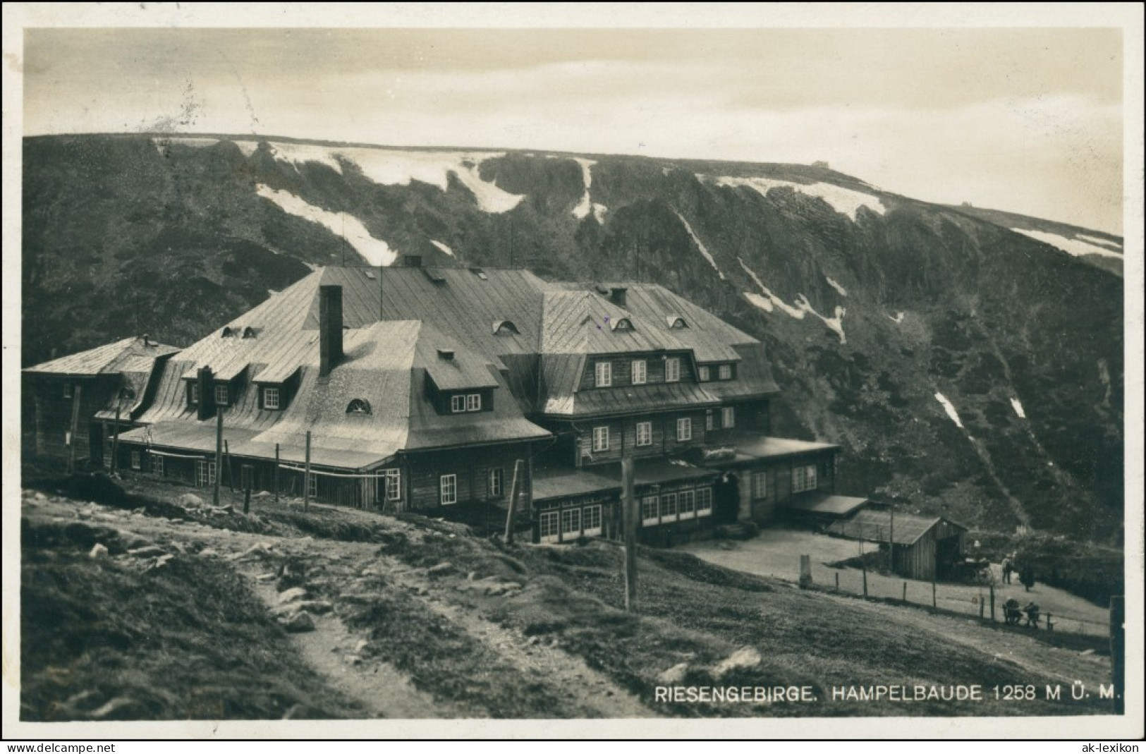 Brückenberg-Krummhübel Karpacz Górny Karpacz Hampelbaude / Schronisko 1929 - Schlesien