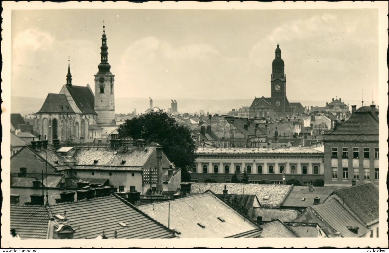 Postcard Proßnitz Prost&#283;jov Blick Auf Die Stadt 1929 - Tschechische Republik