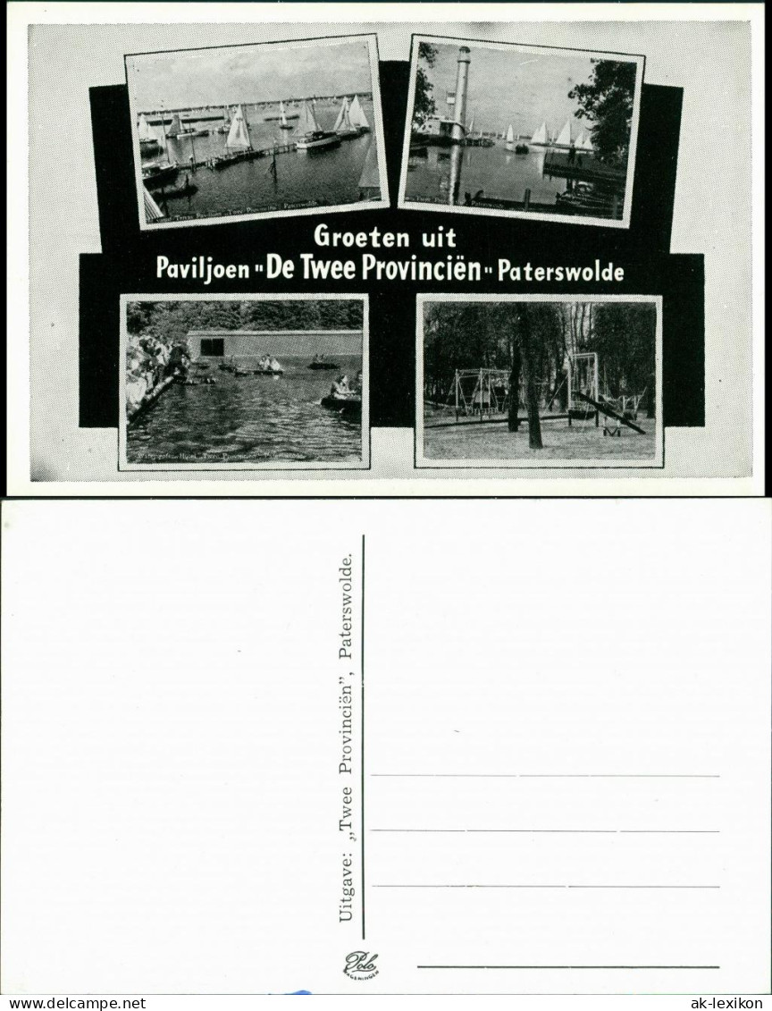 Postkaart Paterswolde MB: Hafen, Schwimmbad 1939 - Andere & Zonder Classificatie