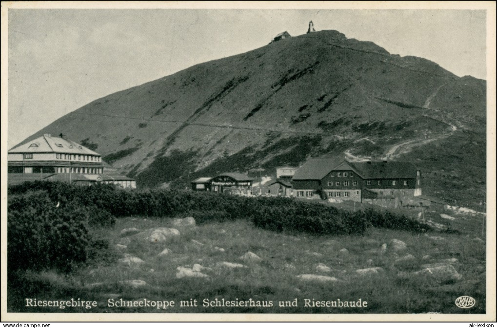 Postcard Krummhübel Karpacz Schneekoppe/Sněžka/Śnieżka 1935 - Schlesien