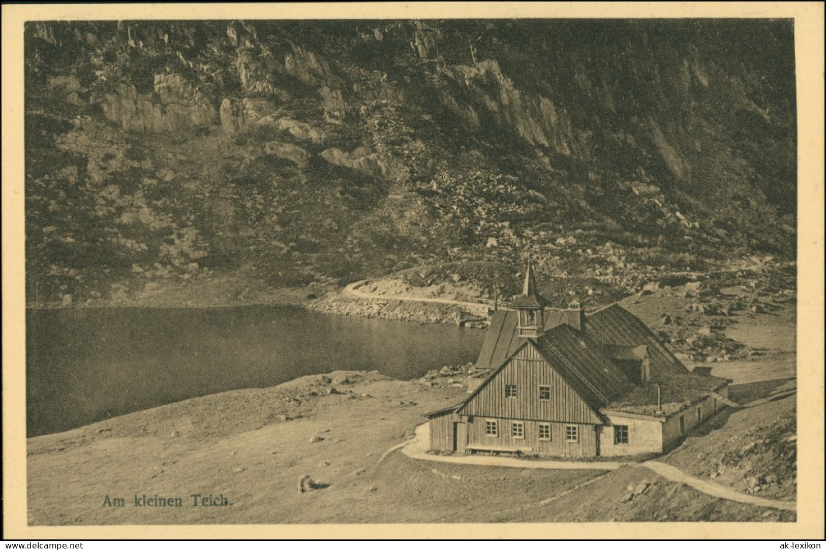 Brückenberg-Krummhübel Karpacz Górny Karpacz Kleiner Teich, Baude 1924 - Schlesien