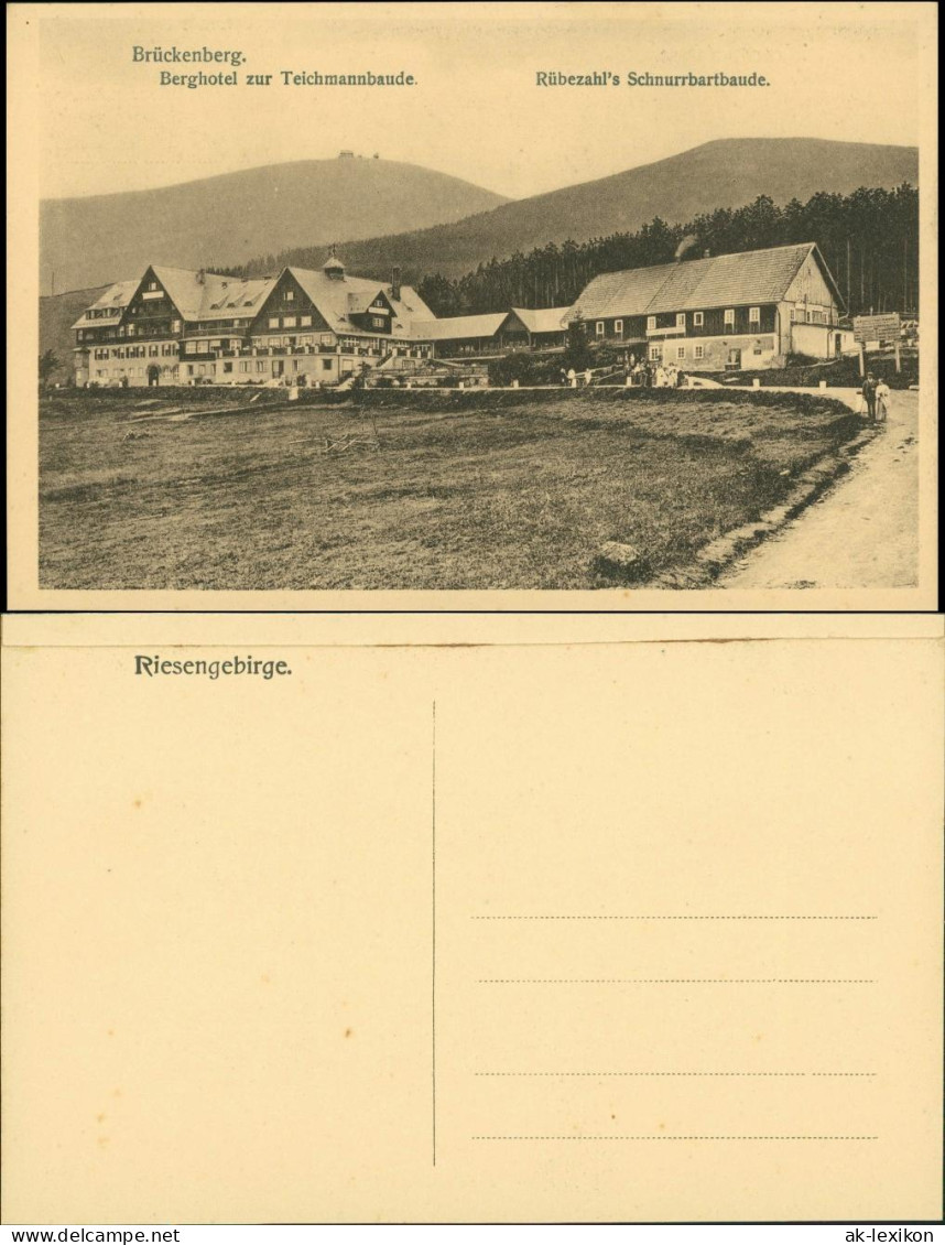 Brückenberg-Krummhübel Karpacz Górny Karpacz Teichmannbaude 1924 - Schlesien