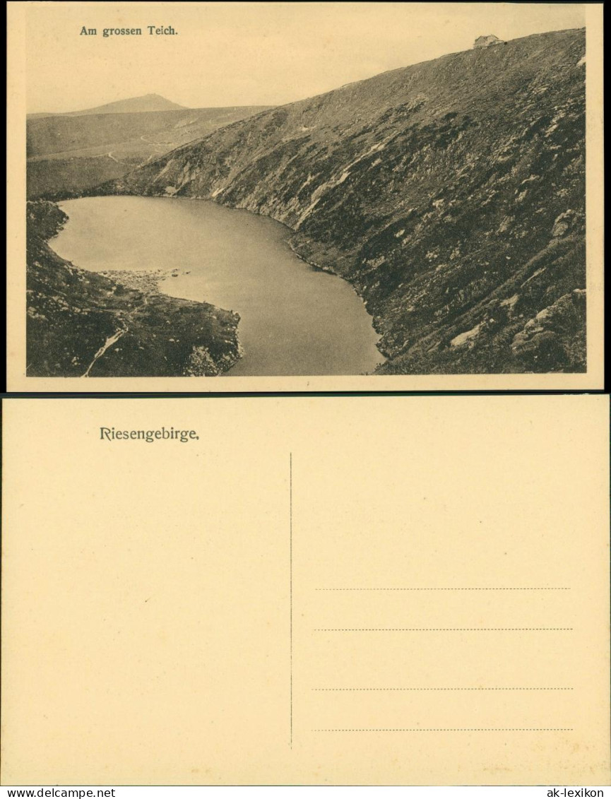 Brückenberg-Krummhübel Karpacz Górny Karpacz Großer Teich 1924 - Schlesien