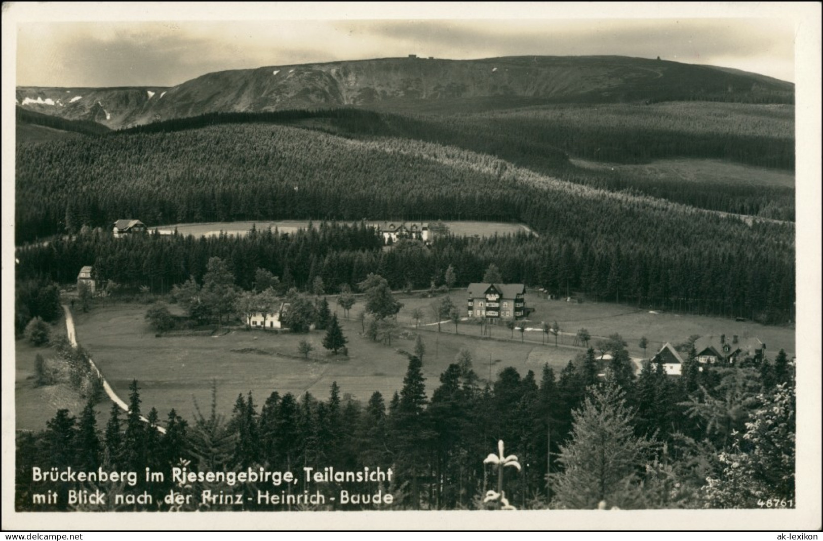 Brückenberg-Krummhübel Karpacz Górny Karpacz Stadt, Brückenbaude 1937 - Schlesien