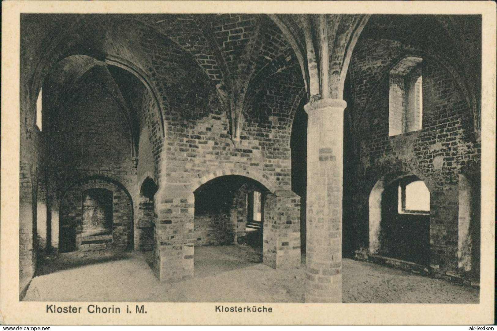 Ansichtskarte Chorin Kloster Chorin Mecklenburg, Klosterküche, Küche 1925 - Chorin