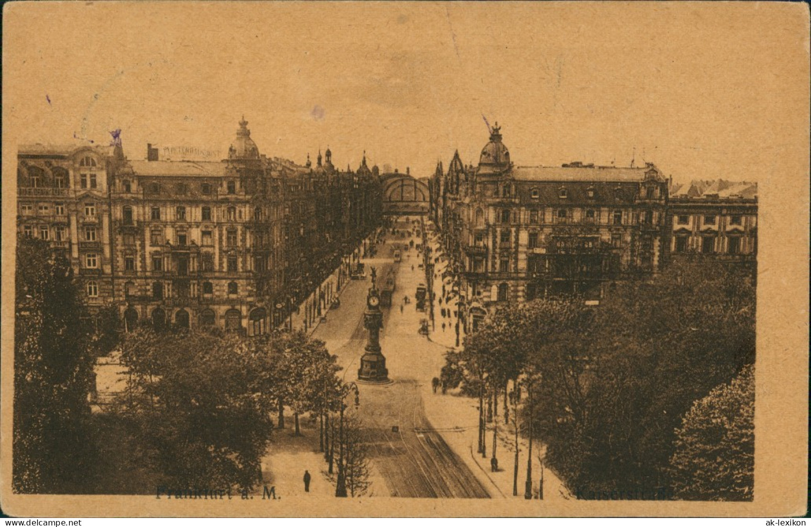 Bahnhofsviertel-Frankfurt Am Main Strassen Partie Im Bahnhofsviertel 1922 - Frankfurt A. Main