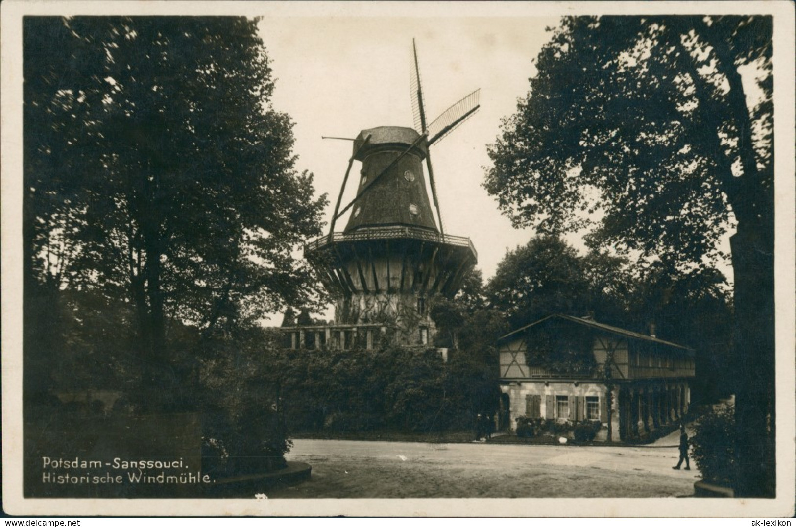 Potsdam Historische Mühle - Sanssouci, Windmühle, Wind Mile 1930 - Potsdam