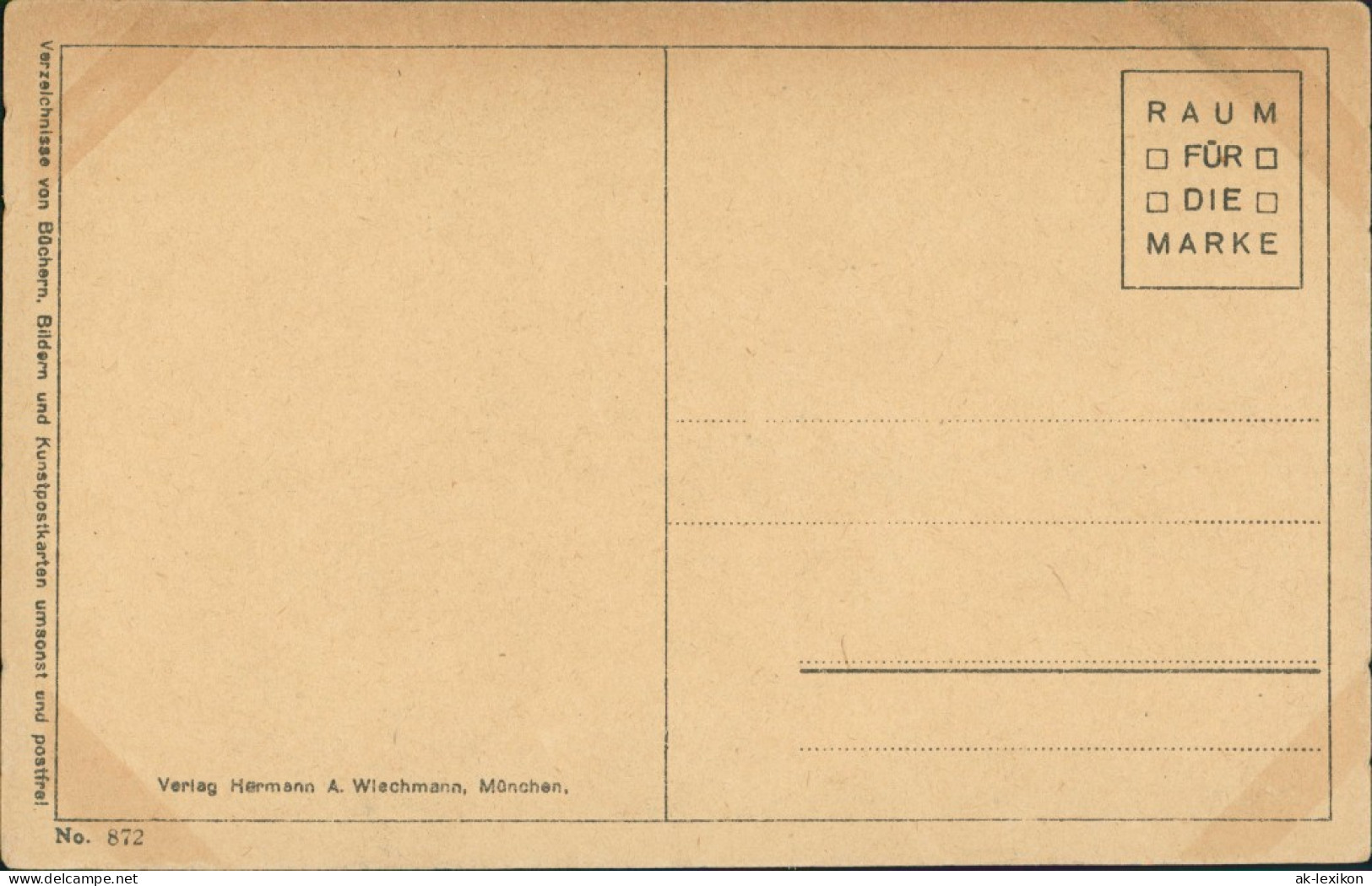 Ansichtskarte  Aug. Rupp "Sonnenuntergang" (über Berg See) 1920 - 1900-1949