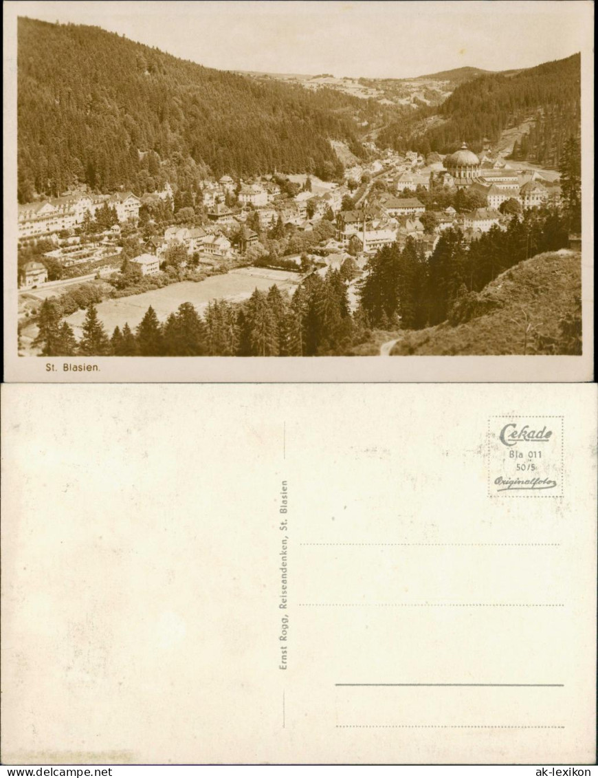 St. Blasien Panorama-Ansicht, Blick über Den Ort, Schwarzwald 1930 - St. Blasien