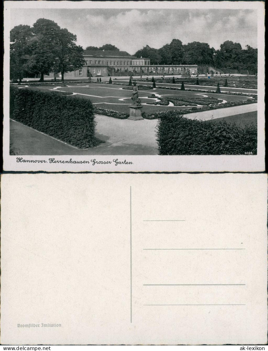 Ansichtskarte Herrenhausen-Hannover Großer Garten, Park, Parkanlage 1930 - Hannover