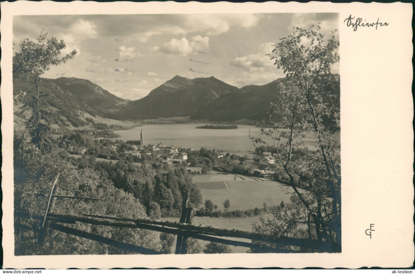 Schliersee Schliersee Aus Der Vogelschau-Perspektive, Totale 1934 - Schliersee