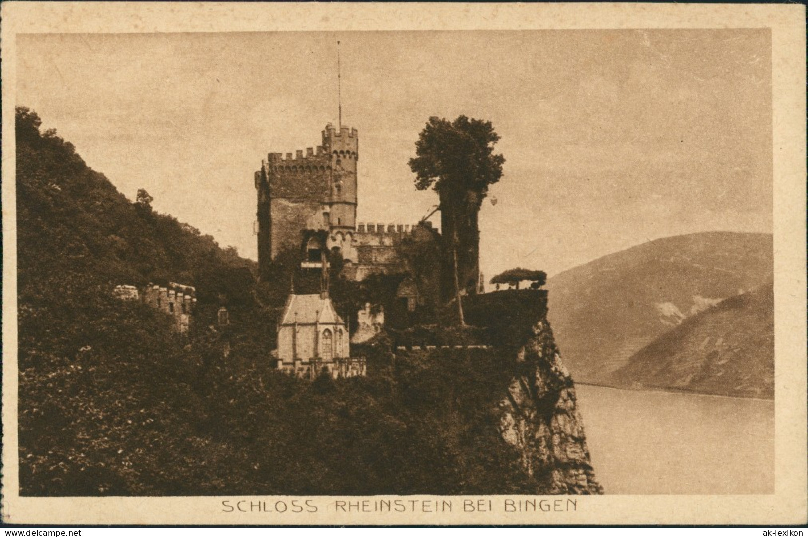 Bingen Am Rhein Burg / Schloss Rheinstein Am Rhein, Castle River Rhine 1920 - Bingen