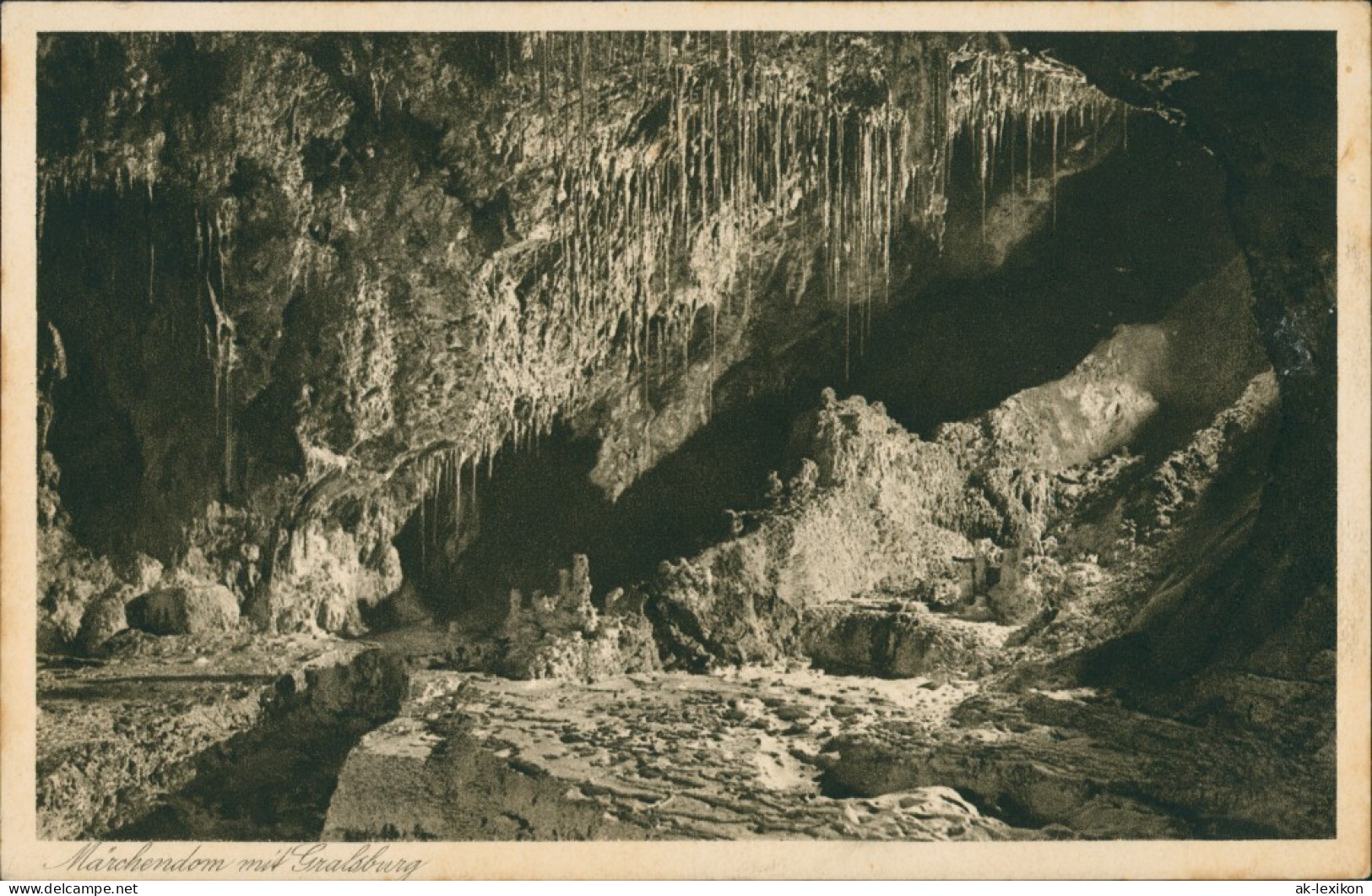 Saalfeld (Saale) Feengrotten, Grotte, Diadochithöhlen, Höhle 1930 - Saalfeld