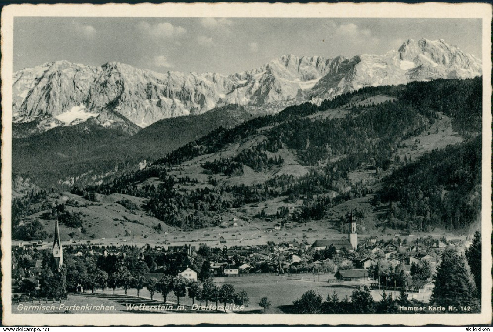 Garmisch-Partenkirchen Wettersteingebirge, Wetterstein, Dreitorspitze 1930 - Garmisch-Partenkirchen