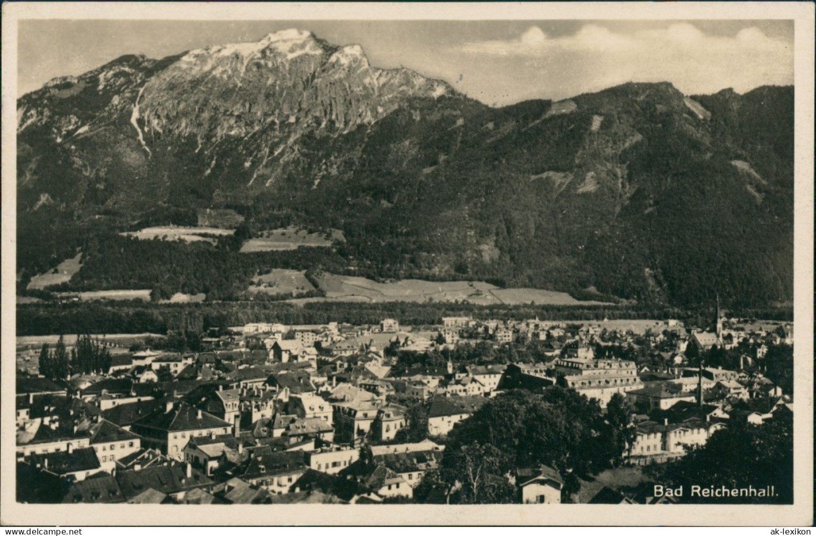 Bad Reichenhall Bad Reichenhall, Totalansicht Mit Alpen Berge 1928 - Bad Reichenhall