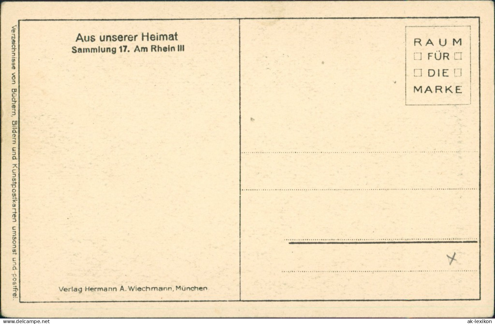 Ansichtskarte  Künstlerkarten Künstler Hofmeister "In Der Pfalz" 1925 - 1900-1949