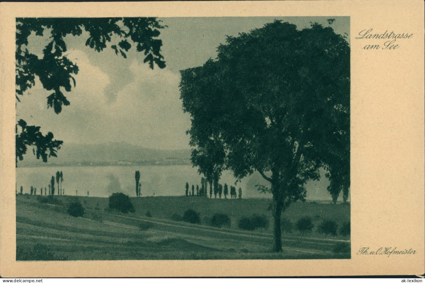 .Vorarlberg Künstlerkarte, Landstrasse Am Bodensee (O. Hofmeister) 1930 - Autres & Non Classés