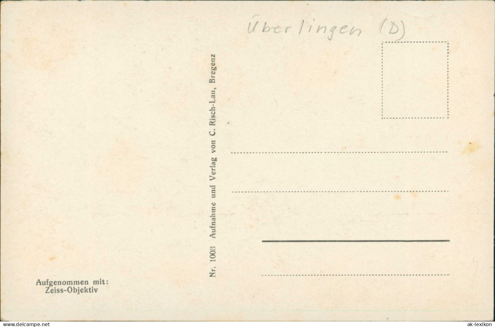 Ansichtskarte Überlingen St. Nikolaus Münster Echtfoto-Postkarte 1940 - Überlingen