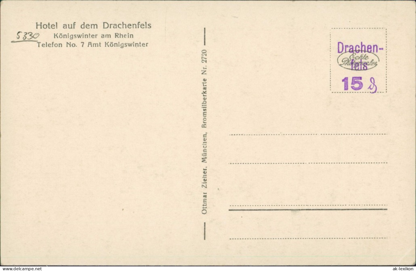 Ansichtskarte Königswinter Ansicht Vom Rolandsbogen Am Rhein 1935 - Koenigswinter