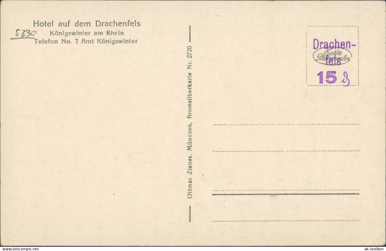 Ansichtskarte Königswinter Ansicht Vom Rolandsbogen Am Rhein 1935 - Königswinter