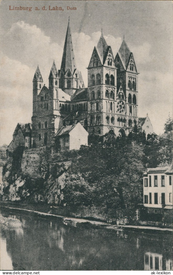 Ansichtskarte Limburg (Lahn) Limburger Dom Mit Lahn Partie 1920 - Limburg