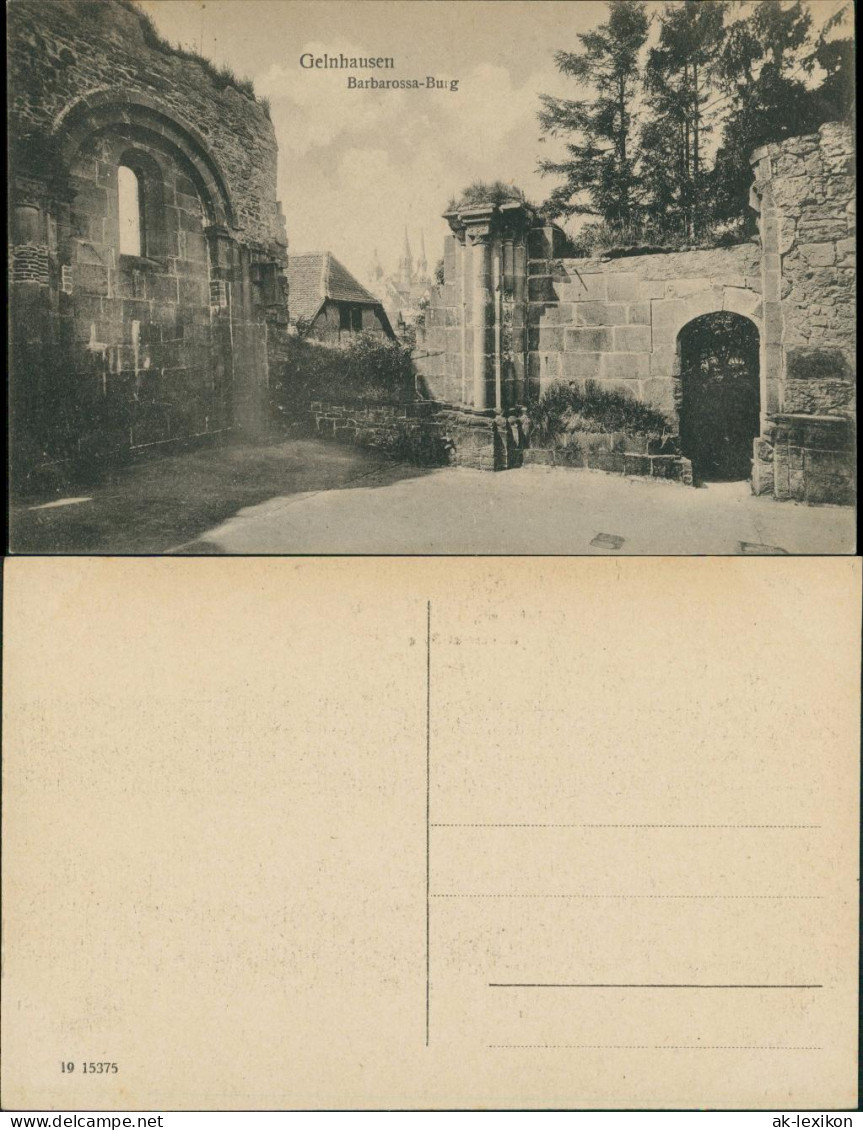 Ansichtskarte Gelnhausen Barbarossaburg, Burg Ruine, Castle 1910 - Gelnhausen