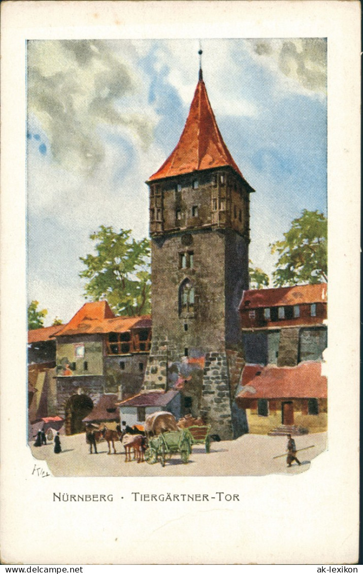 Nürnberg Tiergärtner-Tor, Sonder-AK Bayer. Jubiläums Landesausstellung 1906 - Nuernberg