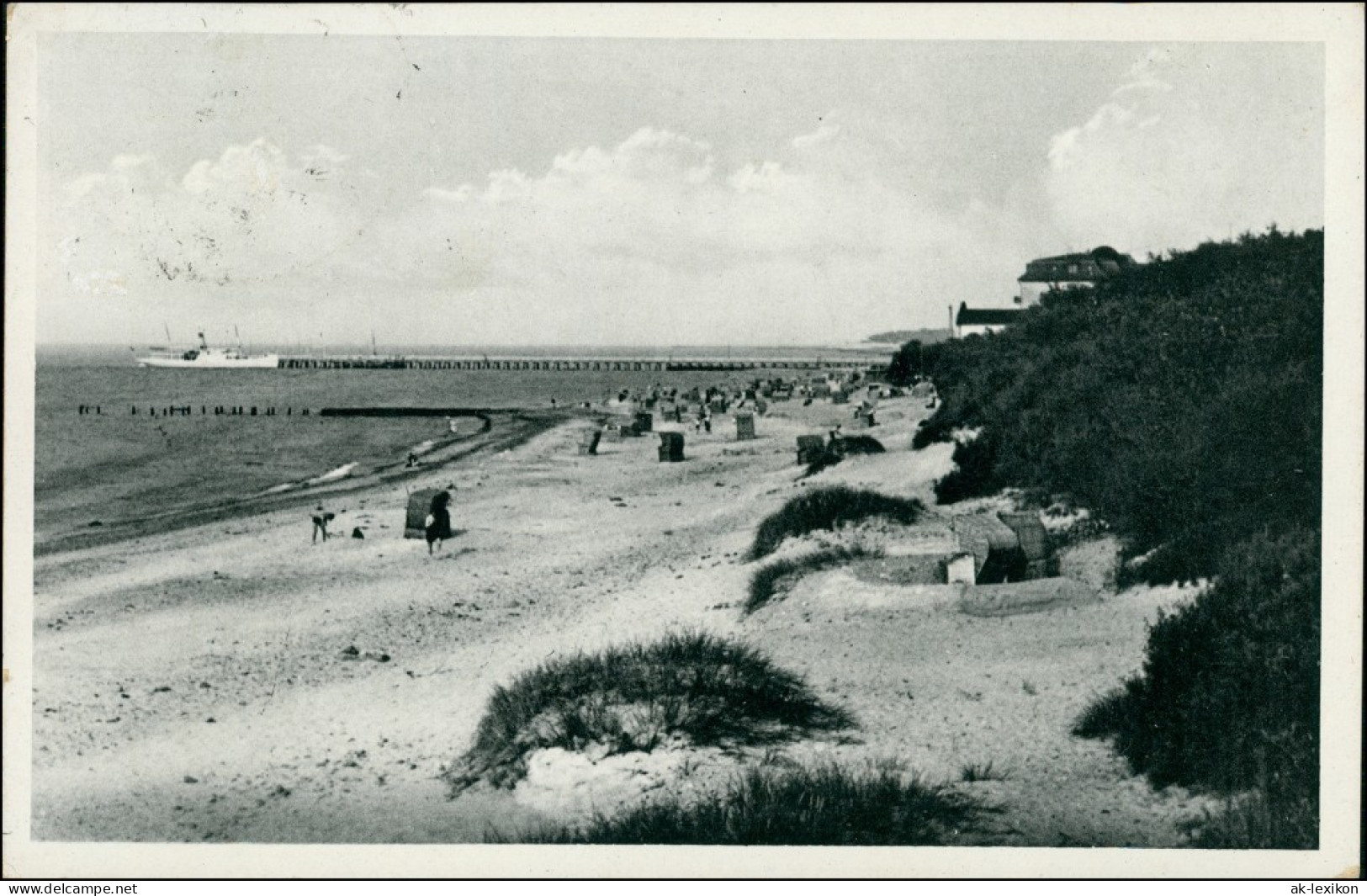 Arendsee (Mecklenburg-Vorpommern )-Kühlungsborn Strand Boot 1934 Privatfoto - Kuehlungsborn