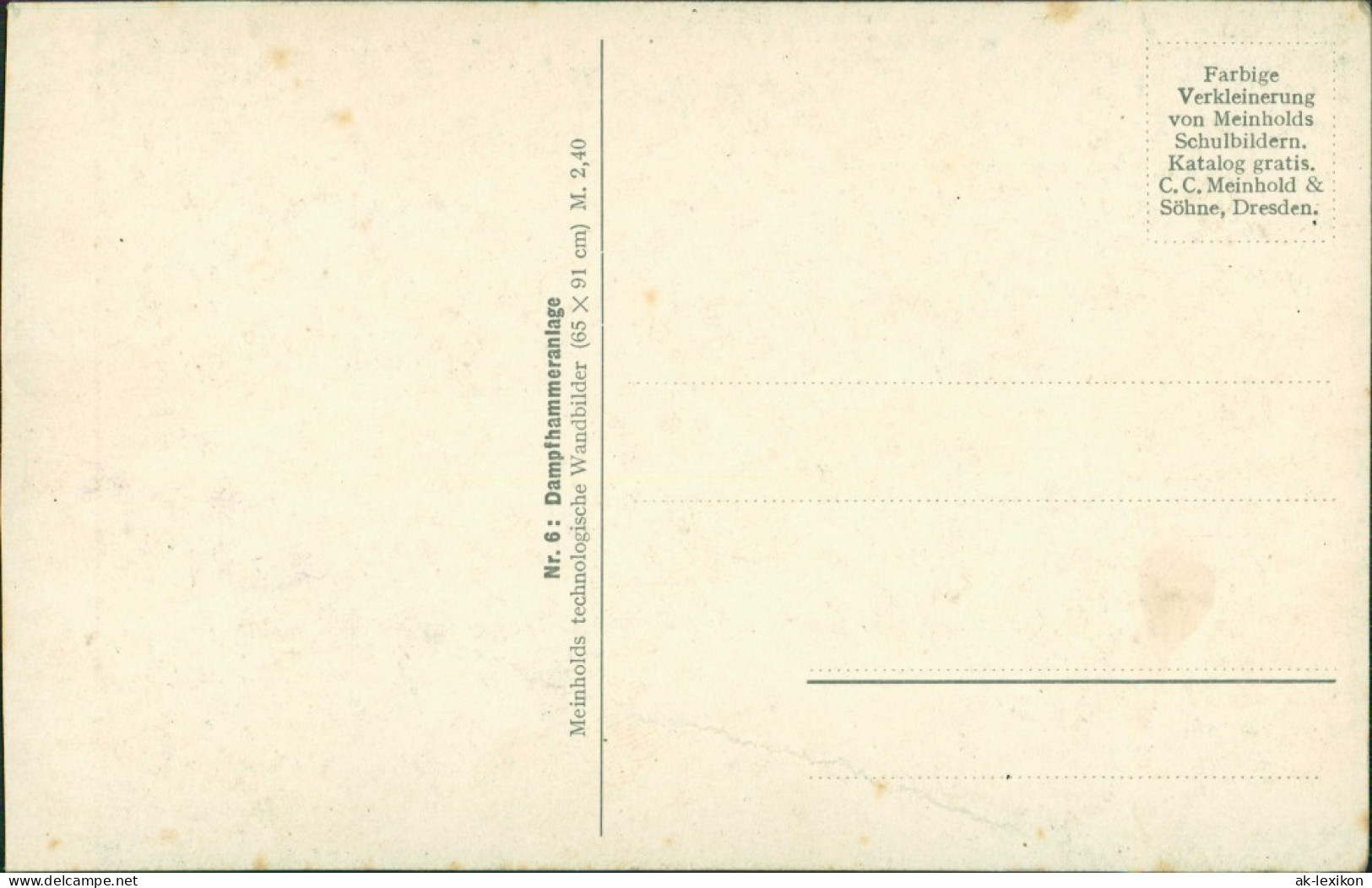 Ansichtskarte  Künstlerkarte Dampfhammeranlage 1914 - Non Classificati