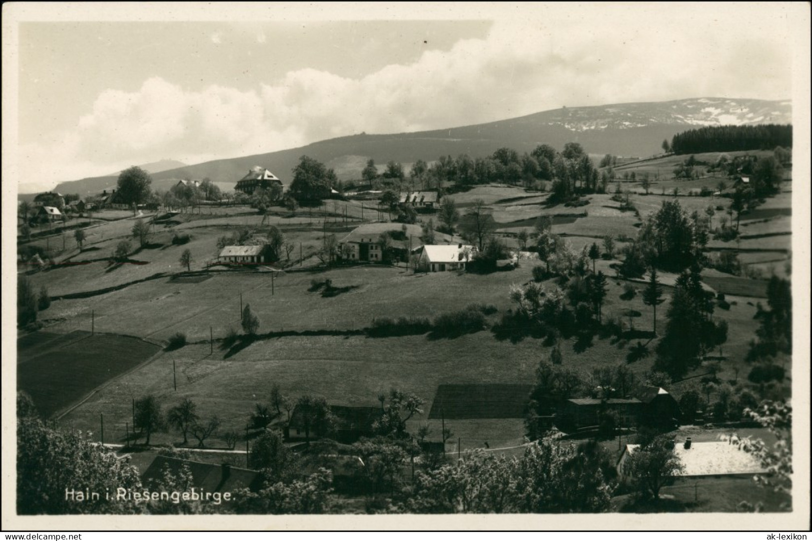 Hain Im Riesengebirge-Giersdorf Przesieka Podgórzyn Stadtpartie 1931 - Schlesien