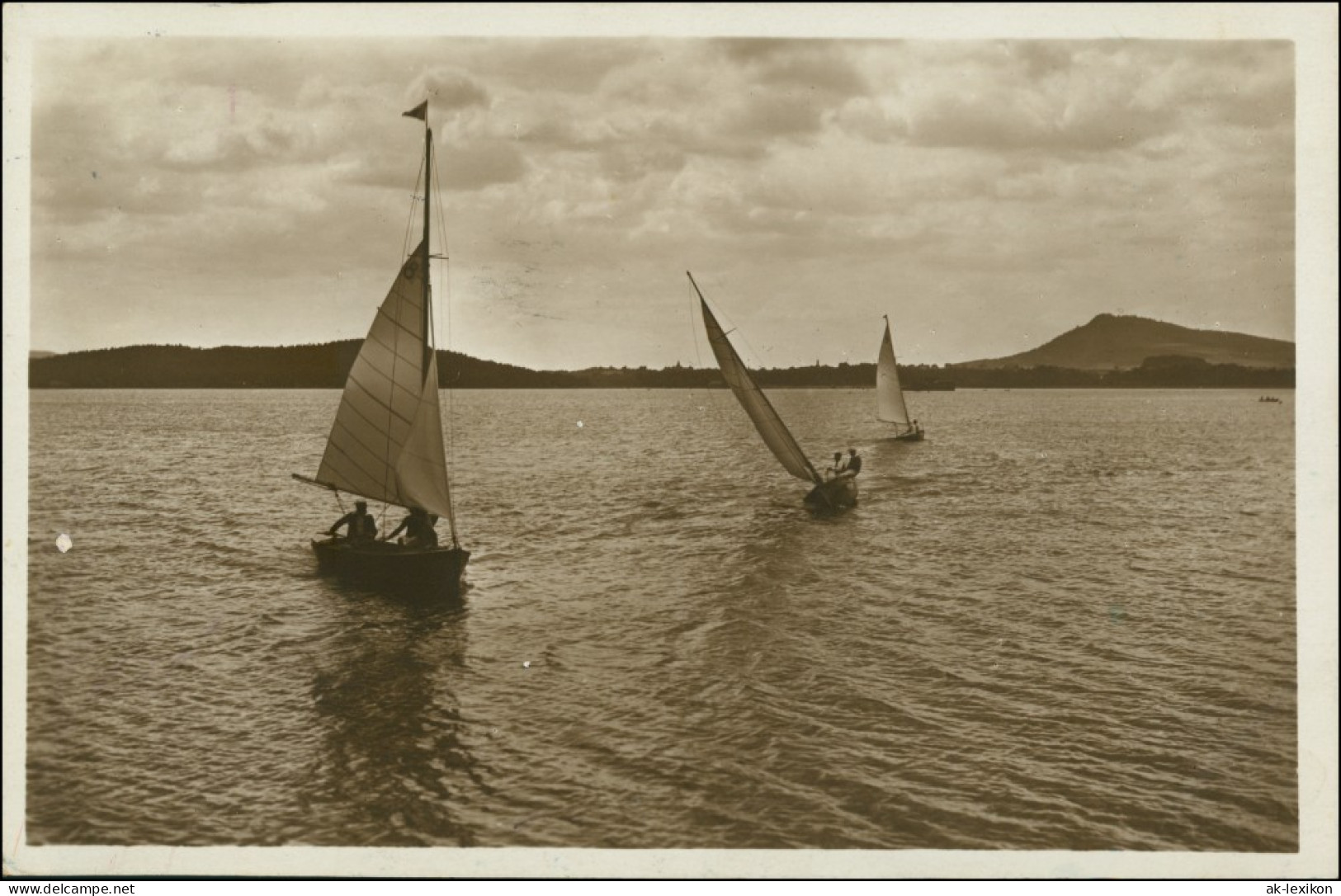 Thammühl-Hirschberg Am See Staré Splavy Doksy Segelboote Auf Dem See 1931 - Tschechische Republik
