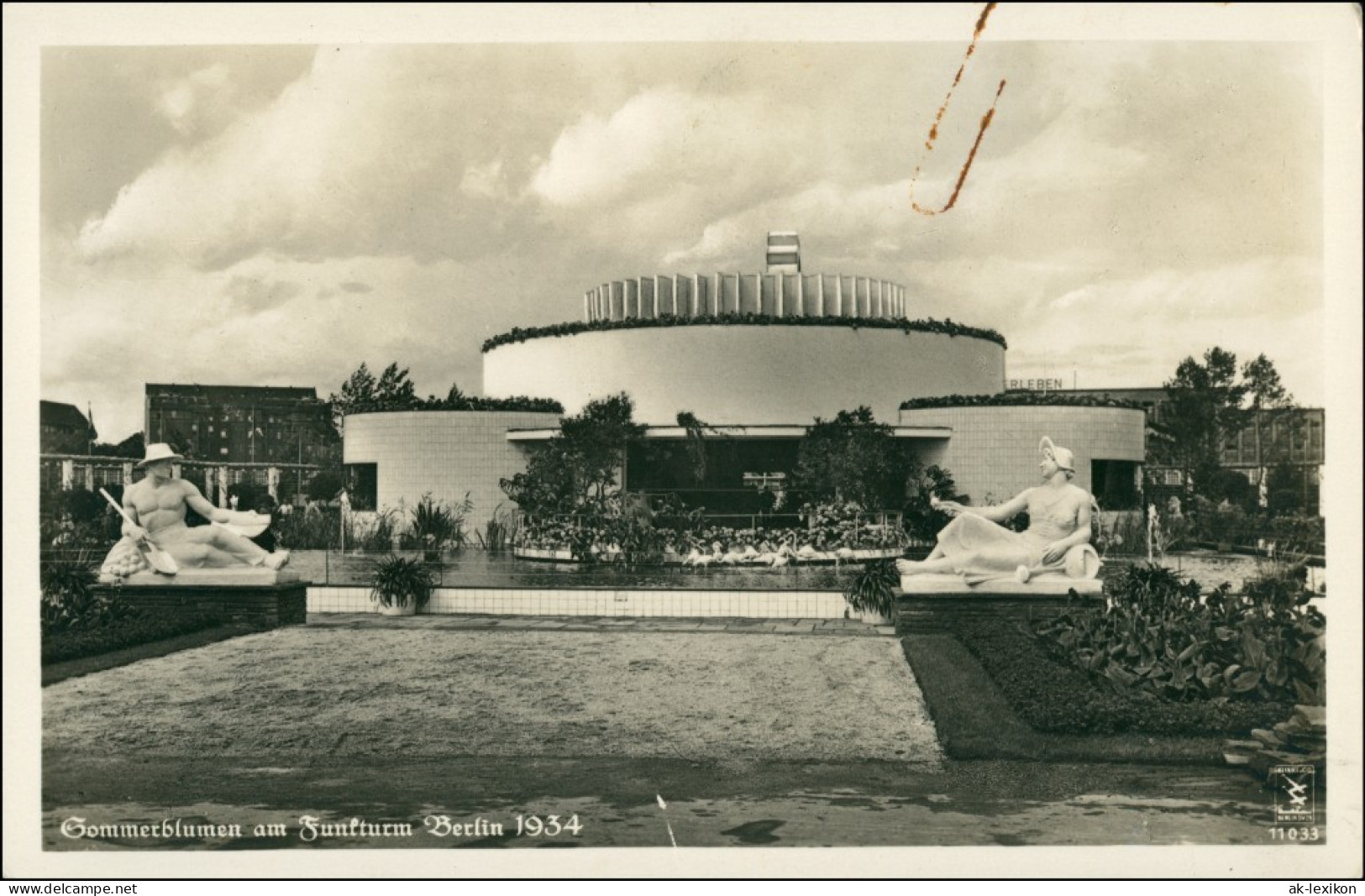 Ansichtskarte Charlottenburg-Berlin Sommerblumen Am Funkturm Ausstellung 1934 - Charlottenburg