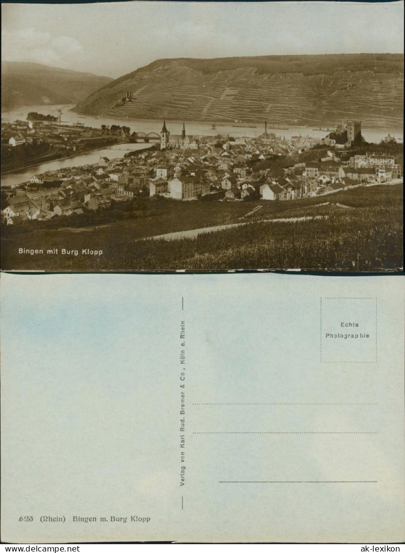 Ansichtskarte Bingen Am Rhein Stadtpartie 1928 - Bingen