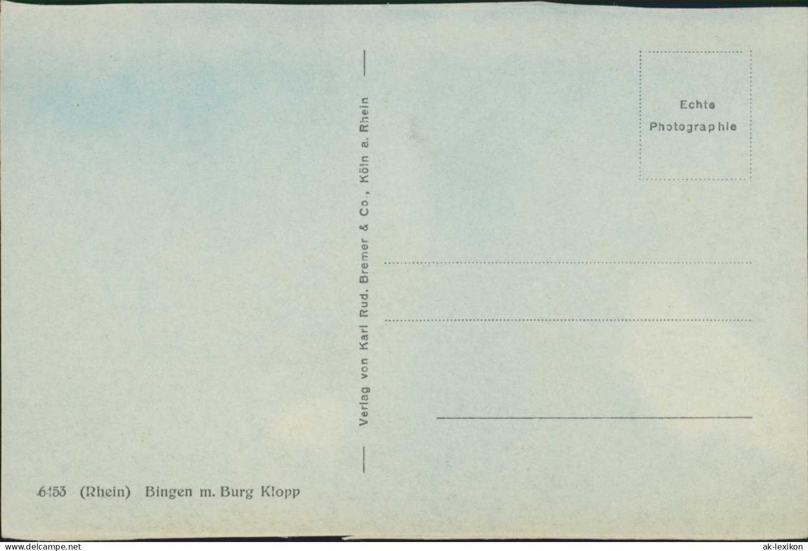 Ansichtskarte Bingen Am Rhein Stadtpartie 1928 - Bingen