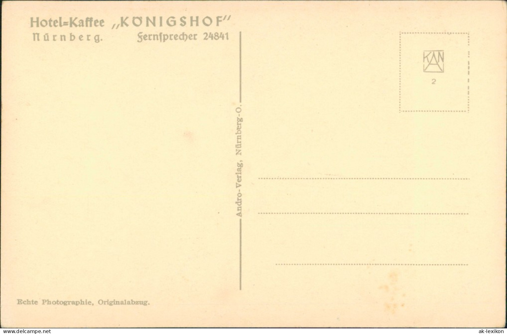 Ansichtskarte Nürnberg Hans Sachs Haus 1932 - Nuernberg