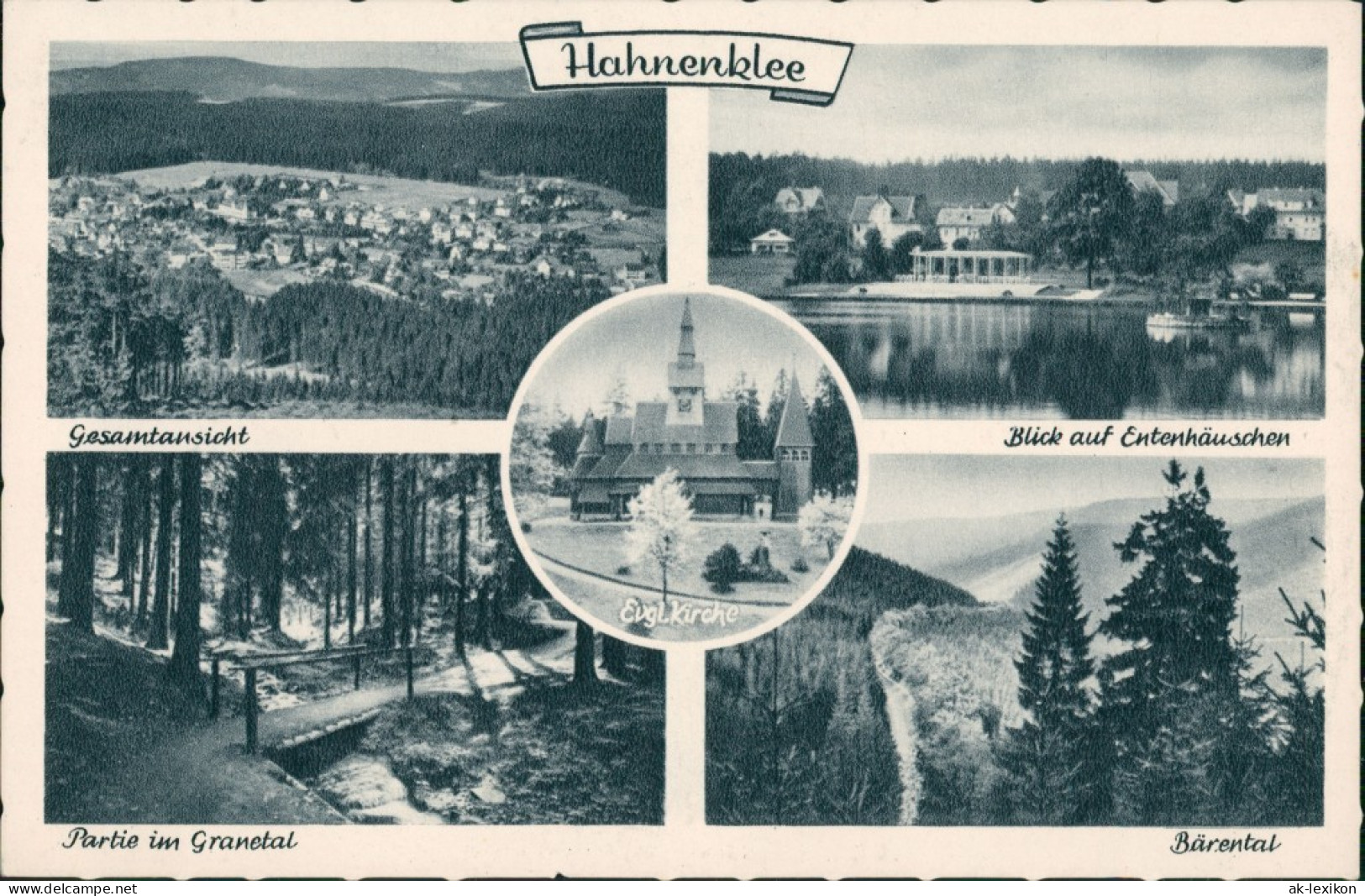 Hahnenklee-Bockswiese-Goslar  Entenhäuschen, Granetalpartie, Bärental 1935 - Goslar