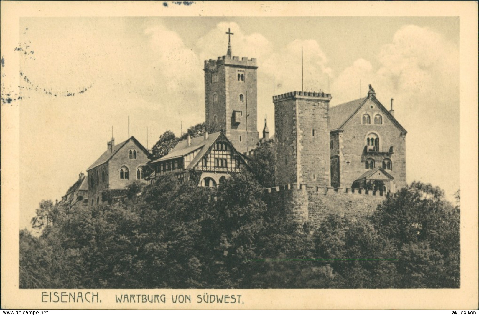 Eisenach Wartburg, Blick Von Südwest, Burg Gesamtansicht, Castle 1913 - Eisenach