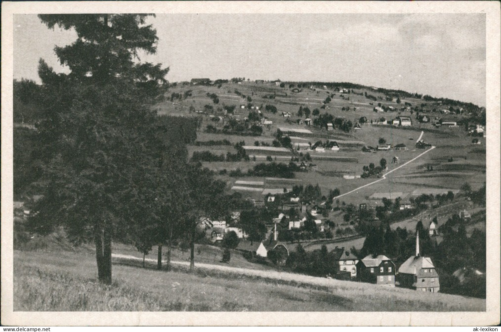 Sachsenberg-Georgenthal-Klingenthal Panorama-Ansicht Mit Blickb Aschberg 1940 - Klingenthal