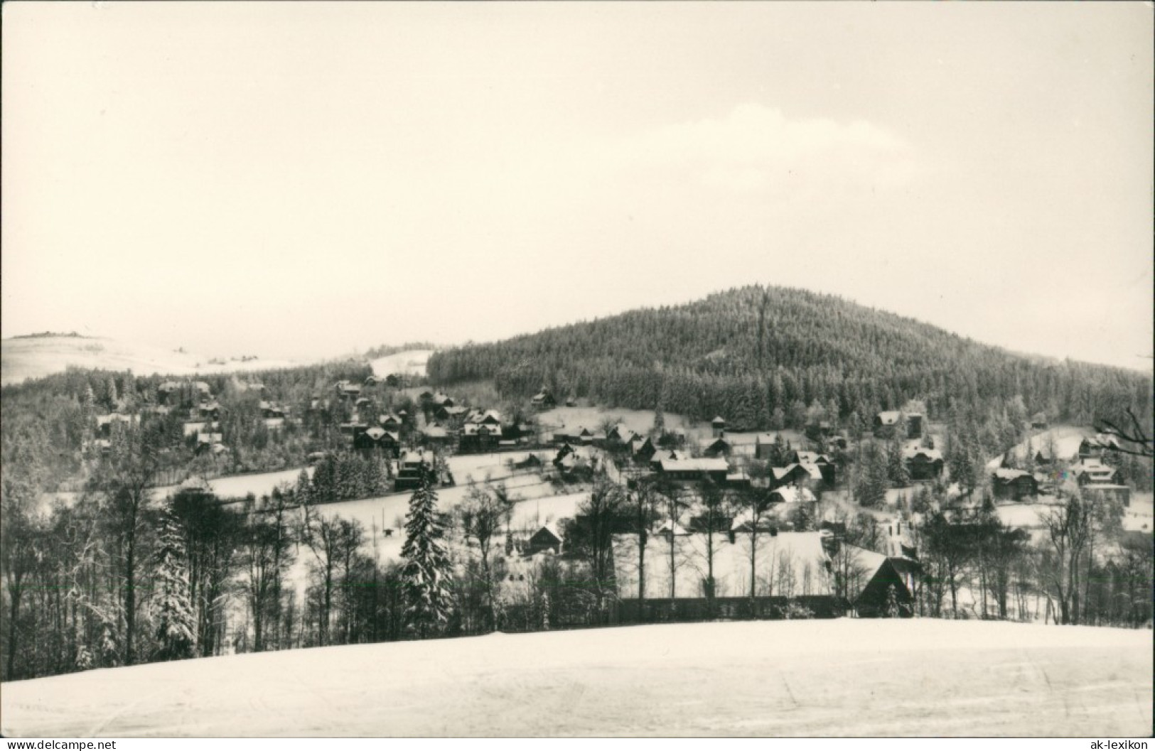 Bärenfels (Erzgebirge)-Altenberg  Panorama-Ansicht  Denkmal Auf D. Ort 1962 - Altenberg