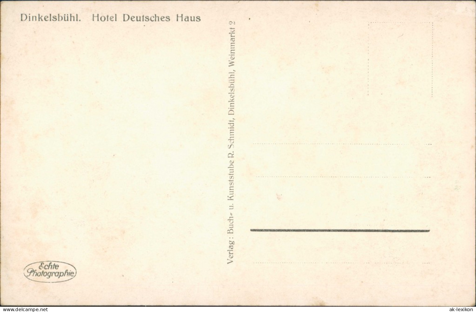 Dinkelsbühl Strassen Partie Am Hotel Deutsches Haus, Fachwerk-Gebäude 1940 - Dinkelsbuehl