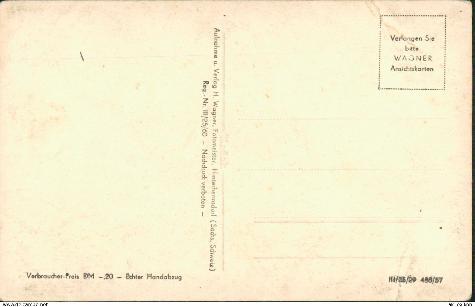 Hinterhermsdorf-Sebnitz Bootstation Obere/Untere Schleuse Kirnitzsch 1957 - Hinterhermsdorf