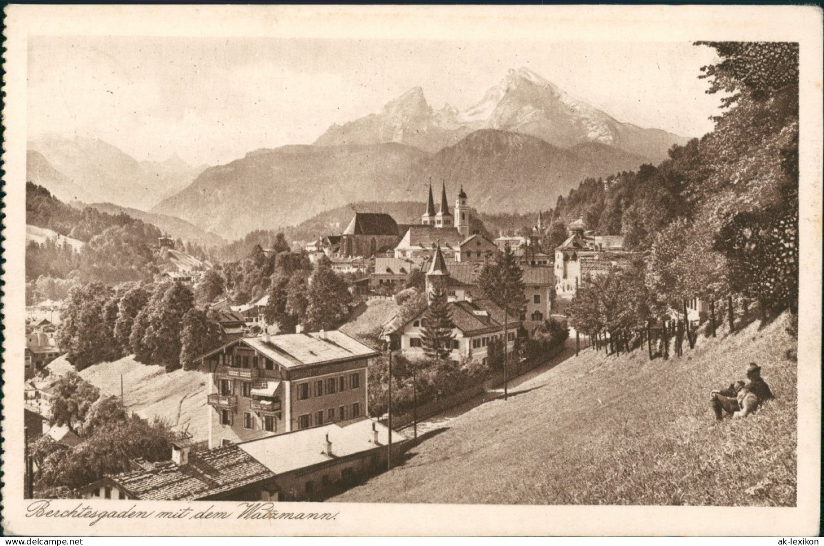 Ansichtskarte Berchtesgaden Partie An Der Stadt 1930 - Berchtesgaden