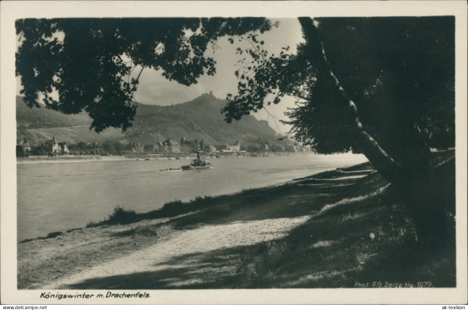 Ansichtskarte Königswinter Panorama-Ansichten Drachenfels 1930 - Koenigswinter