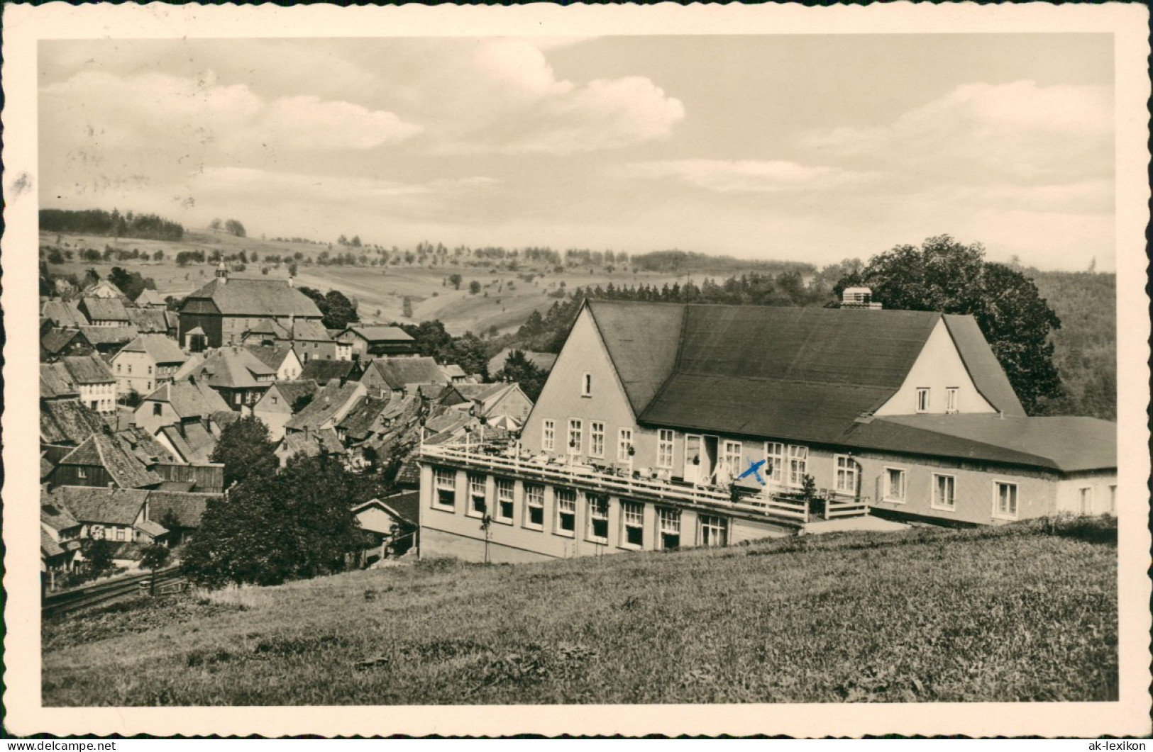 Ansichtskarte Sankt Andreasberg-Braunlage Berghotel Glockenbaude 1956 - St. Andreasberg