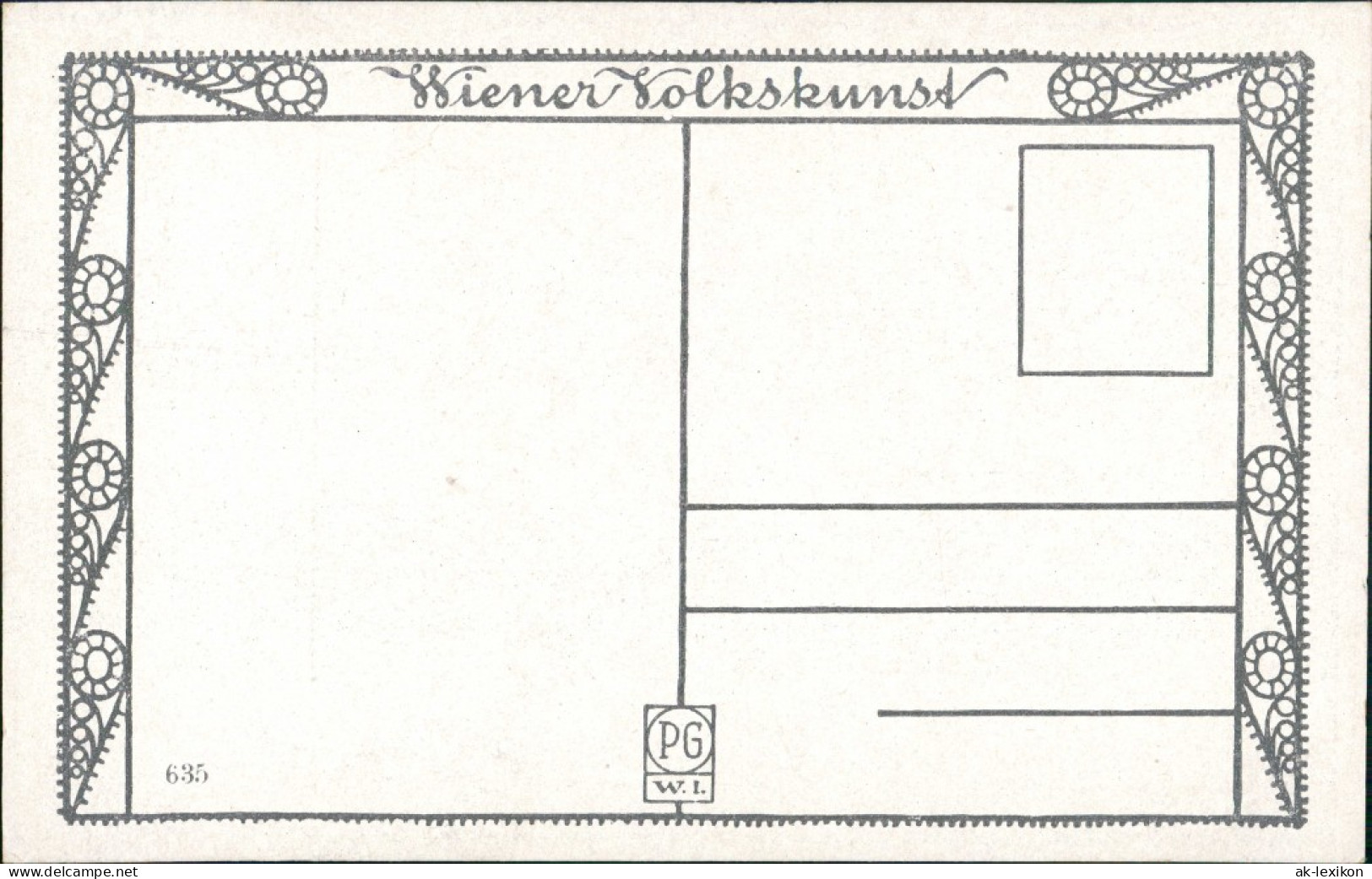 Wiener Volkskunst "Die Träumerin" Künstler Stefan V. Bukowski 1910 - Personajes